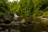 abrams falls during spring in the smoky mountains