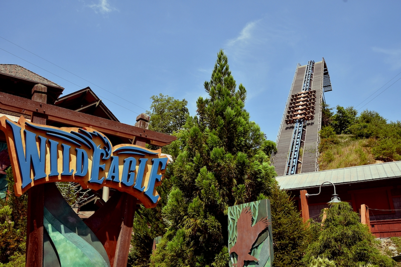 wild eagle is one of the best roller coasters at dollywood